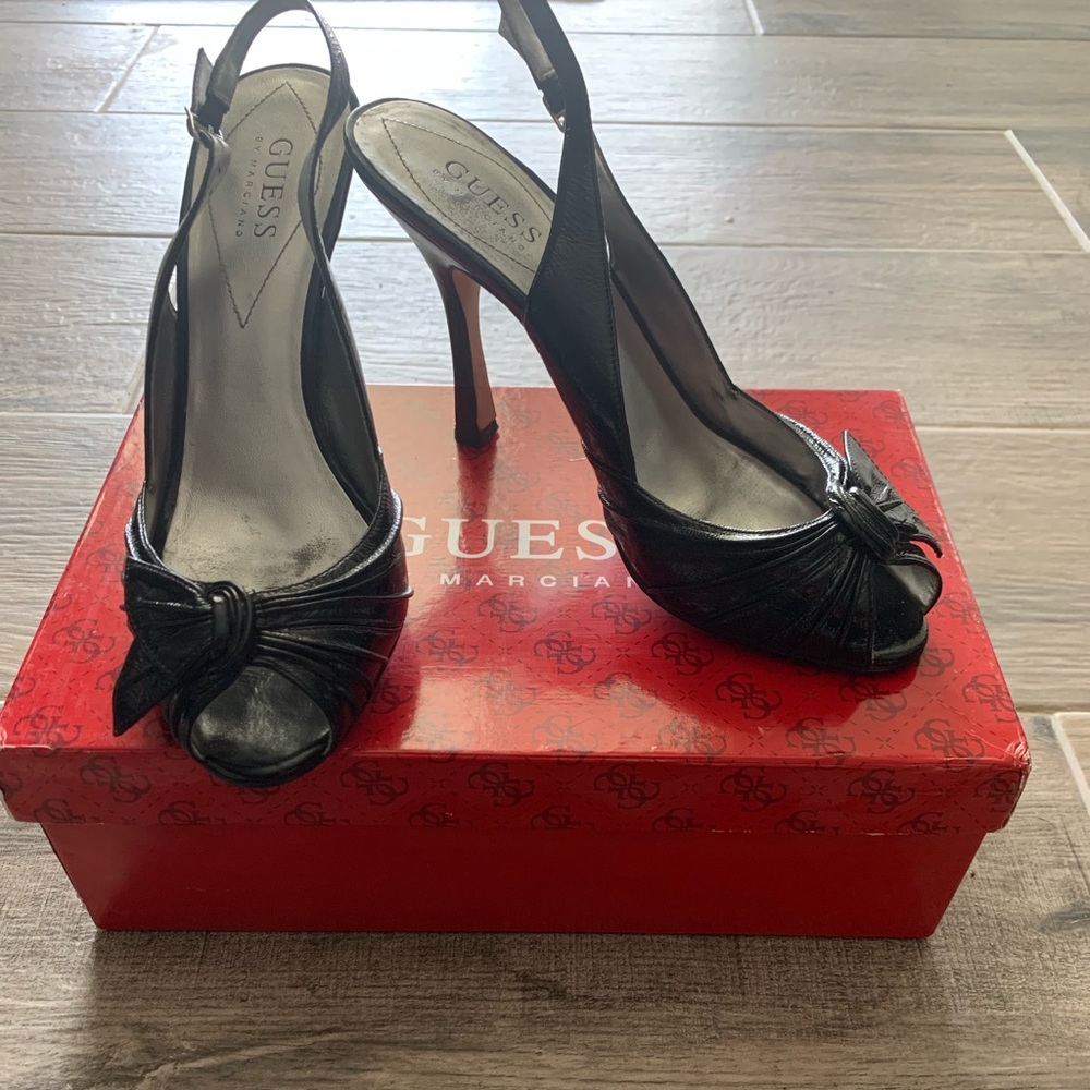 Black guess heels